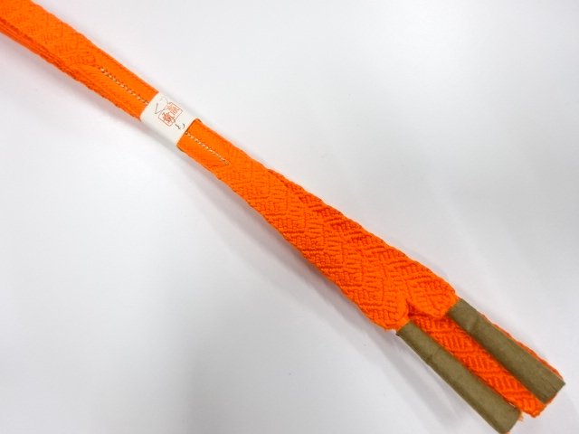 JAPANESE KIMONO / UNUSED HAND-TIED OBIJIME